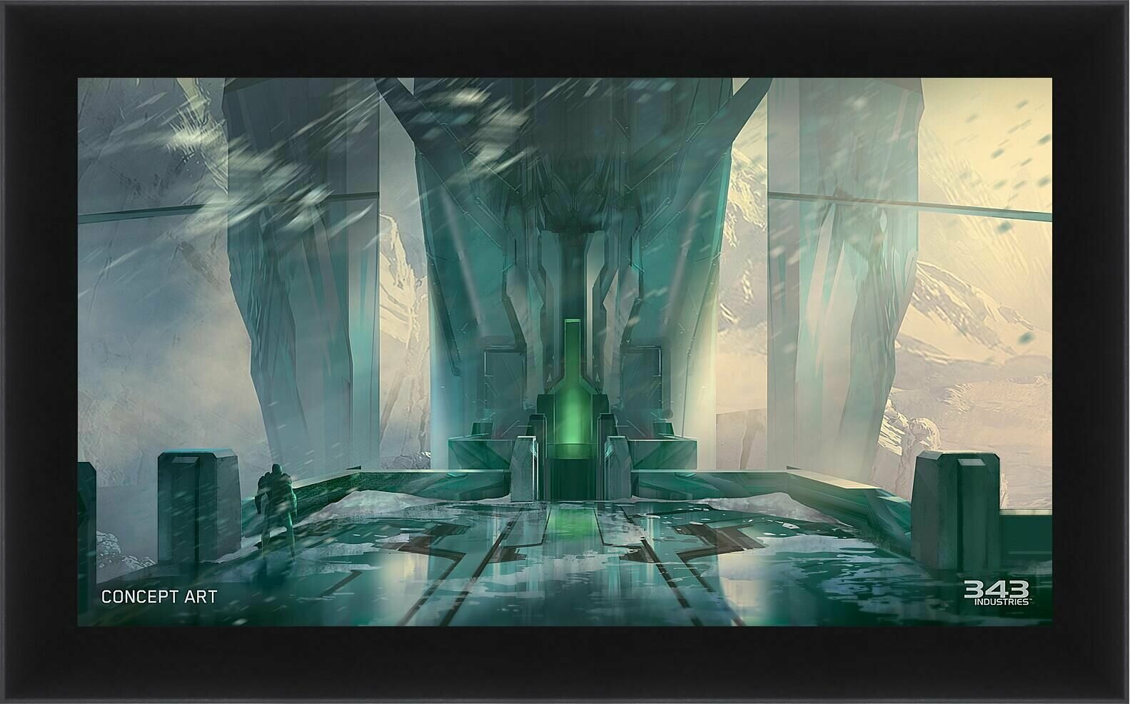 Плакат, постер на холсте Halo The Master Chief Collection. Размер 21 х 30 см
