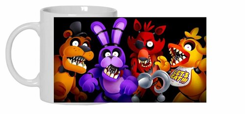 Кружка Five Nights At Freddy (FNAF) , 5 ночей с Фредди №4, Кружка-хамелеон