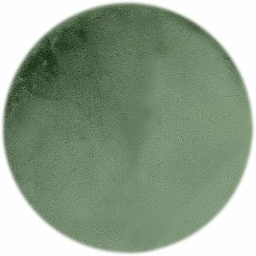 Ковер полиэстер Bingo круглый 80 см цвет мятный 3965₽