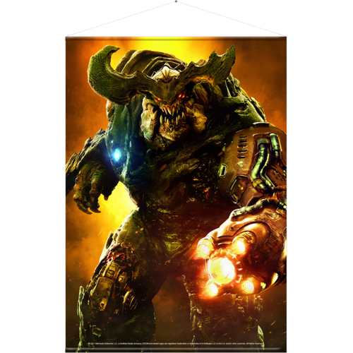 Тканевый постер Gaya Wall Scroll: Doom Cyber Demon (100 x 77 см)