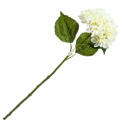 Цветок искусственный декоративный Гортензия, 70 см, белый, Y4-7156. 443837