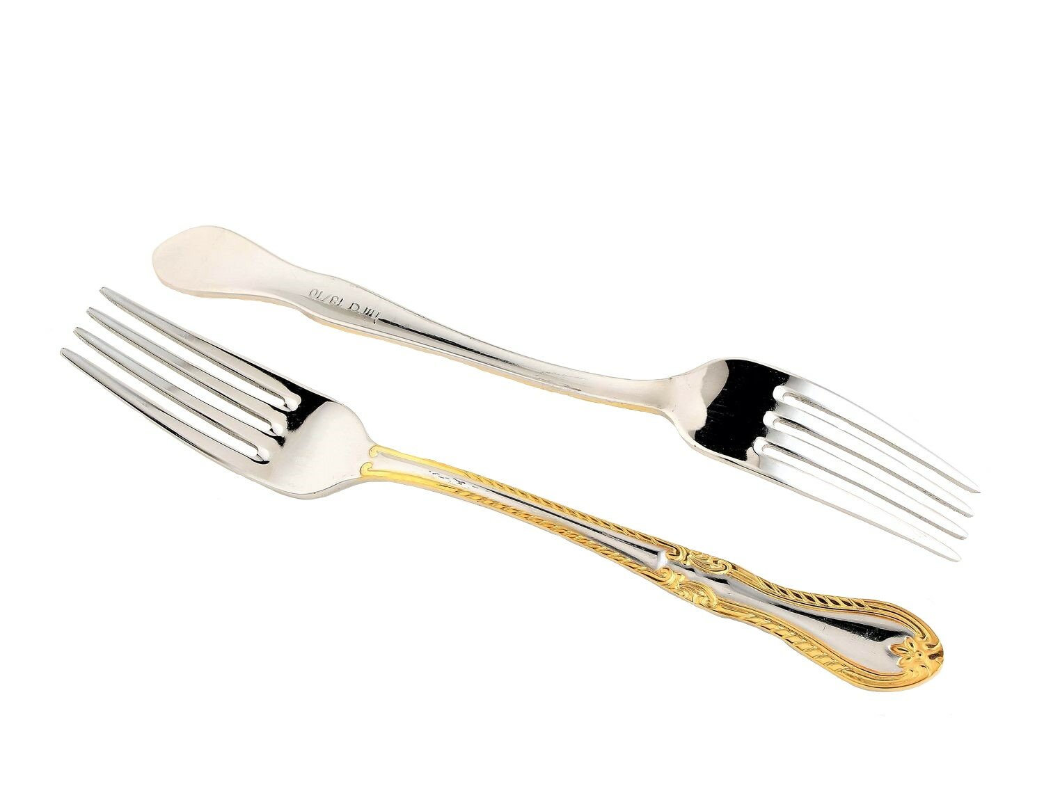 Набор 6шт вилка столовая 18/10 Safir Gold