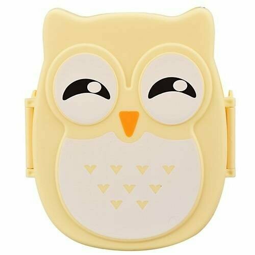 Подарки Ланч-бокс Сова желтого цвета 779₽