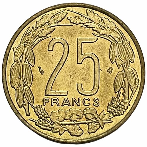 Центрально-Африканские Штаты 25 франков 1998 г. центрально африканские штаты 5 франков 2006 г