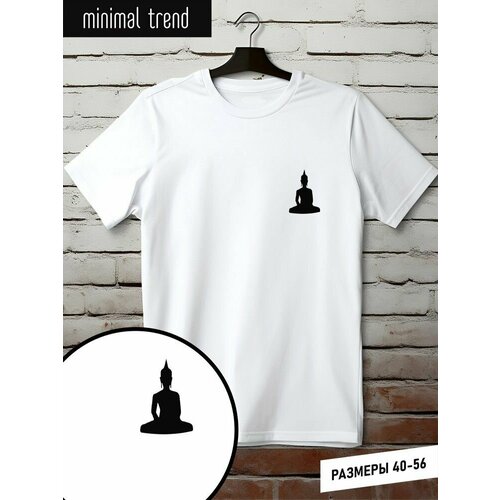 фото Футболка, размер m, белый нет бренда