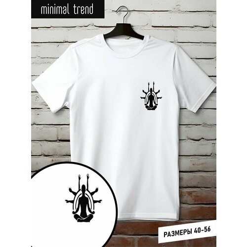 фото Футболка, размер m, белый нет бренда