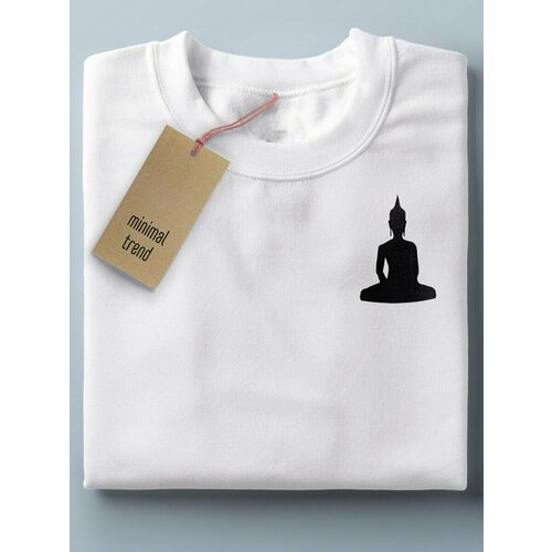 фото Футболка, размер l, белый нет бренда