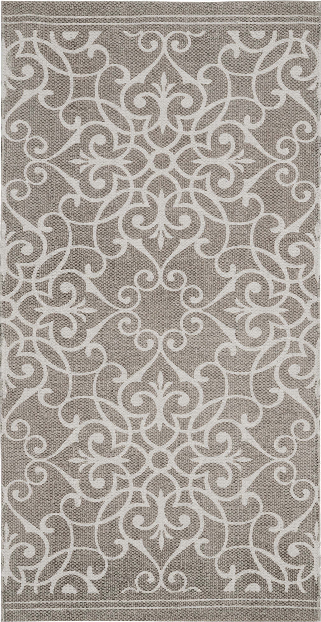 фото Коврик декоративный хлопок Inspire Lesia 60х120 см цвет бежевый