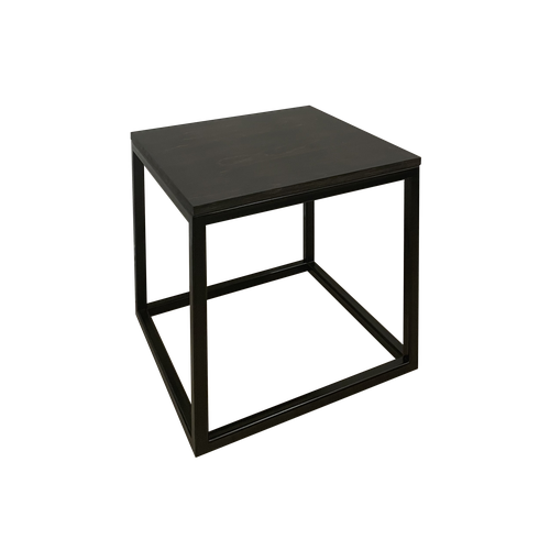 Столик журнальный/придиванный роблен на металлическом, цвет столешницы орех