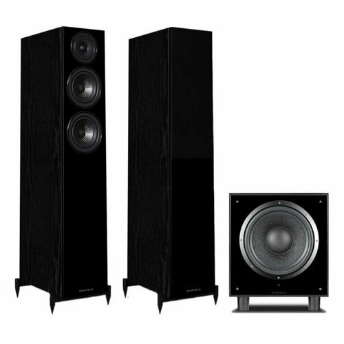 Комплект Wharfedale Diamond 12.4 2.1 Black Oak