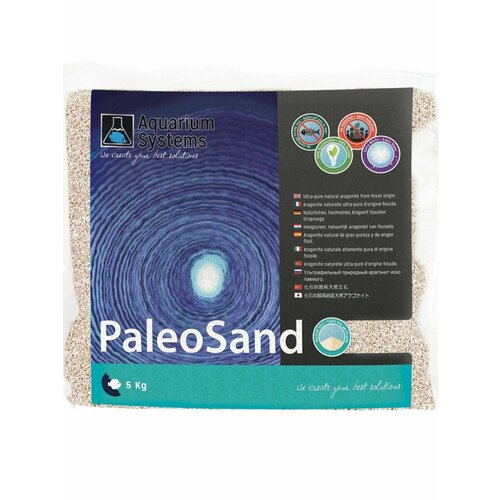 Песок и грунт для аквариума Paleo Sand Medium 5 кг песок для аквариума