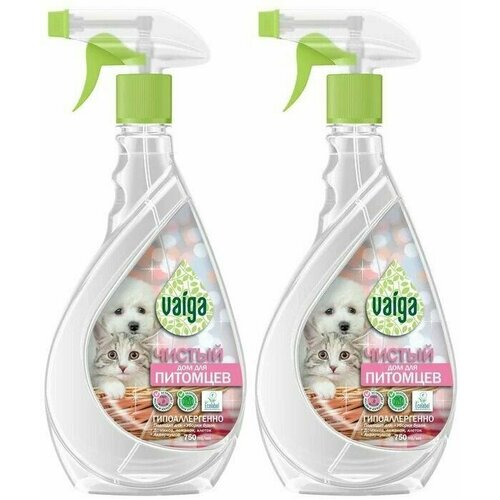 Vaiga Средство чистящее Чистый дом для питомцев, 750 мл 2 шт