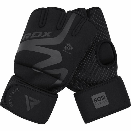 Перчатки тренировочные RDX Grappling Neoprene T15 XL черный матовый перчатки тренировочные rdx grappling f6 xl черный белый матовый