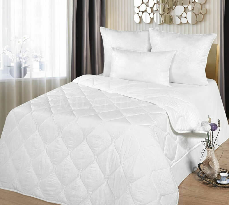 Одеяло полиэфирное 1,5 спальное - ЗТ - Шарм облегченное однотонное