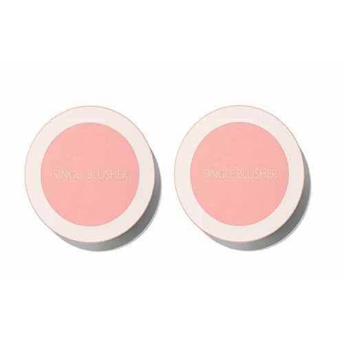 The Saem Румяна компактные Saemmul Single Blusher PK09 Pastel Rosy, 5 гр, 2 шт