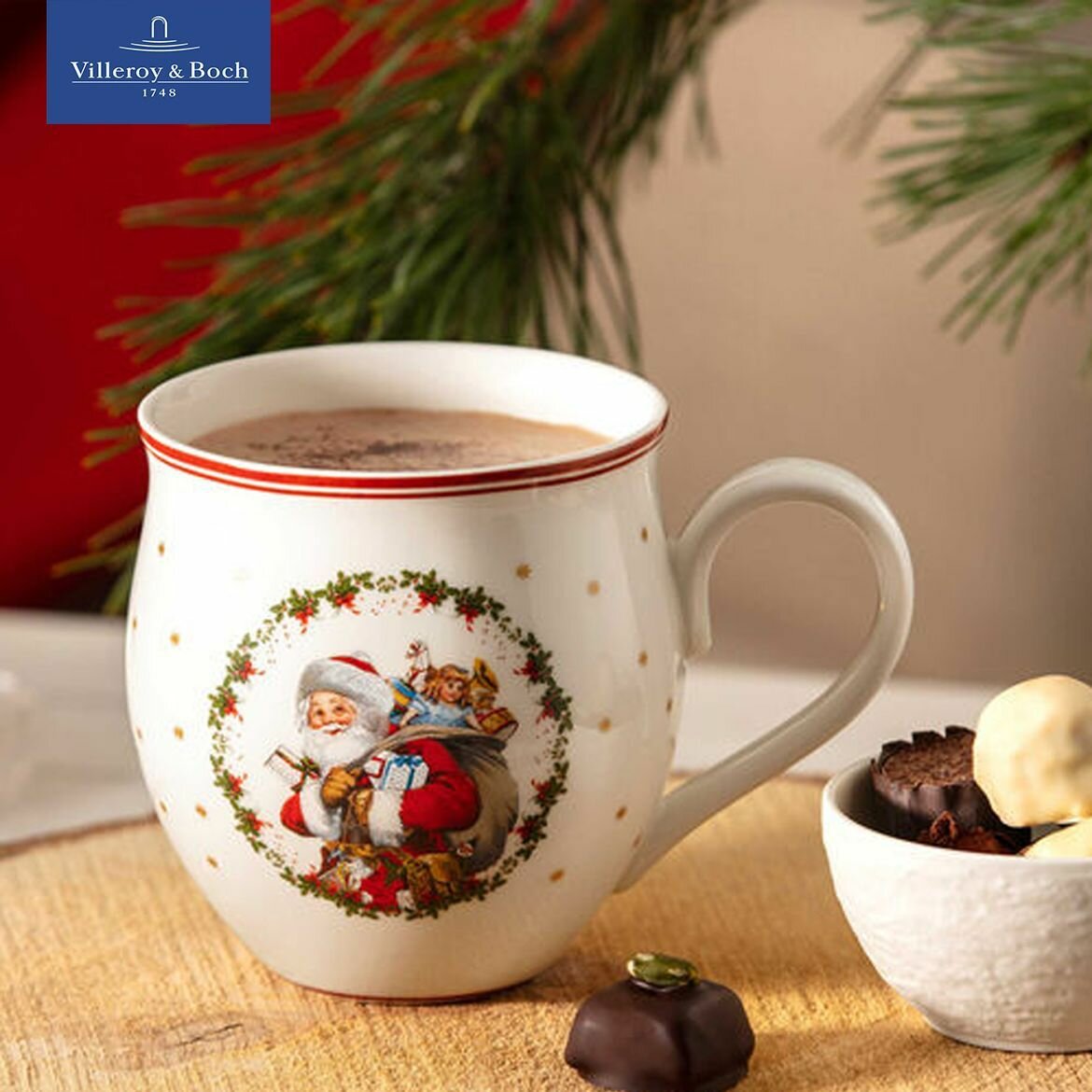 Кружка новогодняя 440 мл, Toy's Delight Villeroy & Boch, Премиум - Фарфор