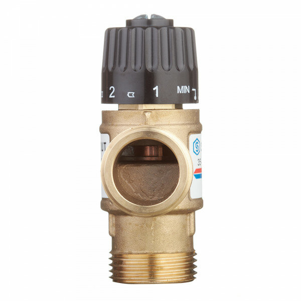 Термостатическийесительный клапан для ситем отопления и ГВС 1" резьба STOUT SVM-0120-256025