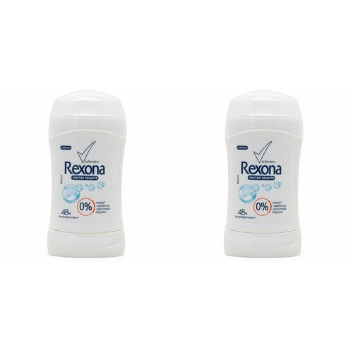 Rexona, дезодорант-стик, без запаха, 40мл, 2шт.