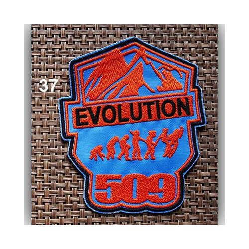 Нашивка 509 EVOLUTION красно-синяя
