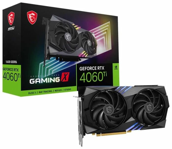 Видеокарта MSI RTX4060Ti GAMING X 16GB RTL