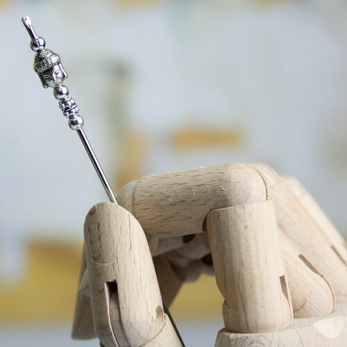 Шпажка ручной работы будда серебро