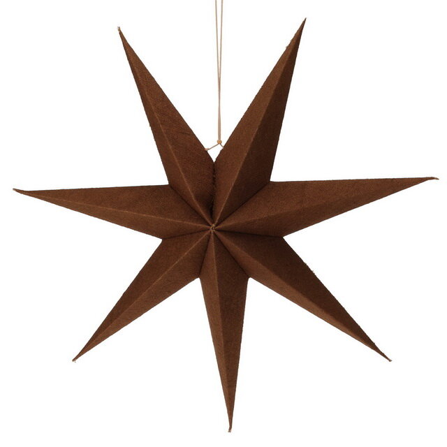 Koopman Подвесная звезда из бумаги Longastra 75 см коричневая A64101070