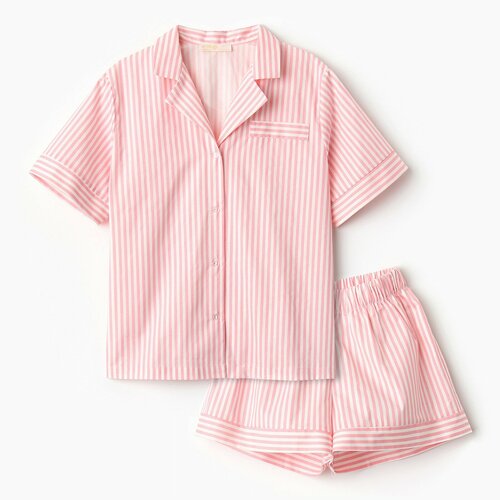 Пижама Kaftan, размер 52/54, розовый