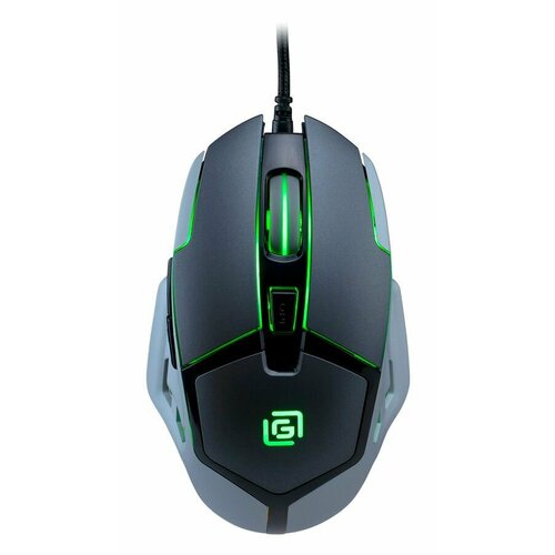 Мышь OKLICK 915G HELLWISH V2 игровая оптическая проводная USB черный и серый 1003993 MW-1613 120800₽