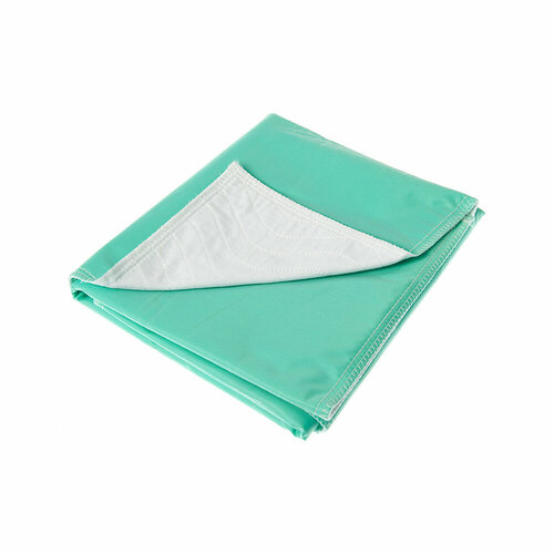 Пеленка многоразовая впитывающая Beside, бело-зеленая, арт. 25959