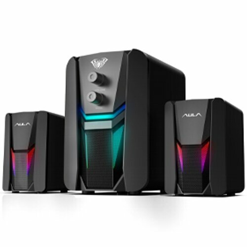 Колонки с сабвуфером Aula N-189 11Вт подсветка 210200₽