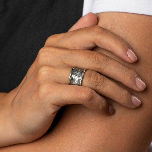 фото Кольцо сереброника, серебро, 925 проба, размер 21, серебряный