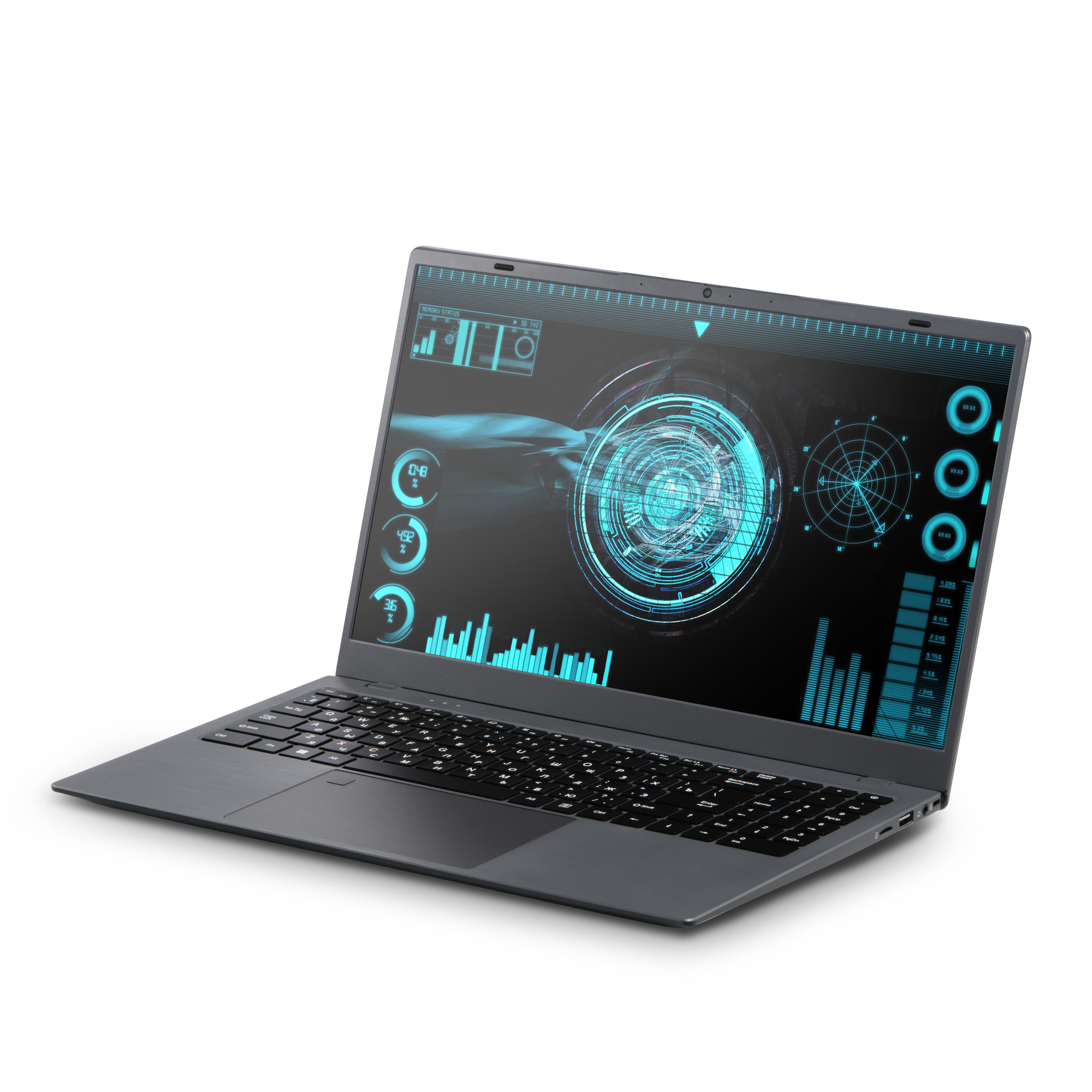 Ноутбук Azerty AZ-1526 (15.6" IPS 1920x1080, Intel N95 4x1.7GHz, 12Gb LPDDR5, 512Gb SSD) — фото 9