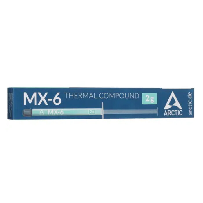 Arctic Cooling Термопаста Arctic Cooling MX-6 Thermal Compound 2g ACTCP00079A теплопроводность: 8.5 Вт/мК