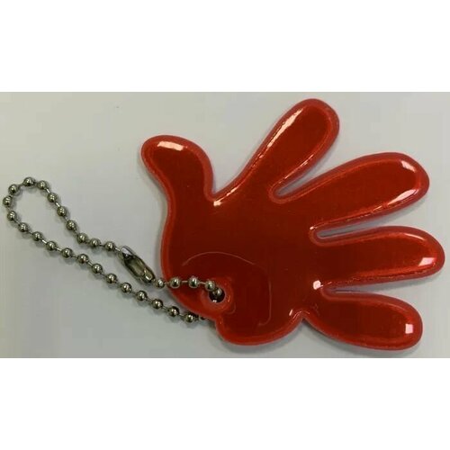 Светоотражатель , 1 шт., красный