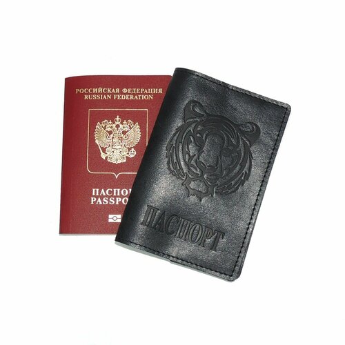 Обложка для паспорта Kalinovskaya Отг-71, черный