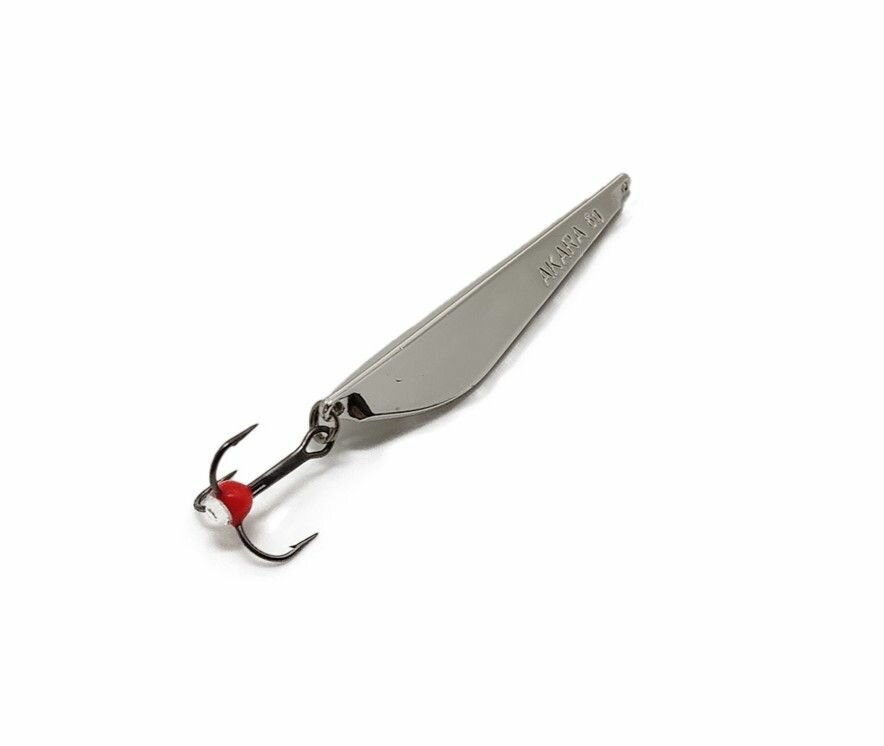 Рыболовная Блесна зимняя Akara Tournament Ice Maropedka ( Маропедка ) 45 / Вес:6гр / Цвет: Sil