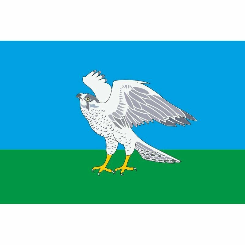 Флаг Миякинского района. Размер 135x90 см.