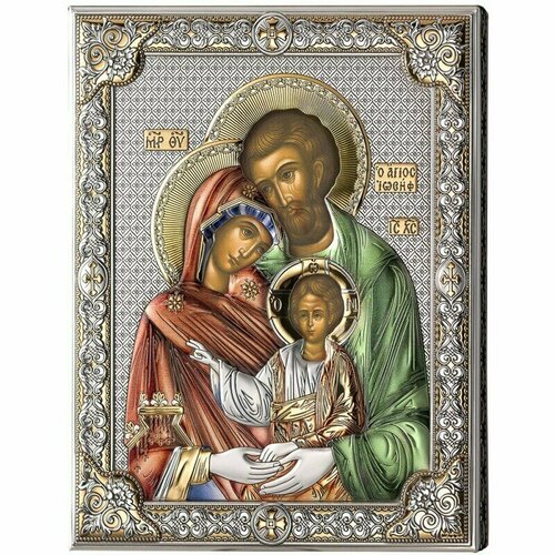 Икона Святое Семейство /81357/6COL икона святое семейство размер 8 5 х 12 5 см