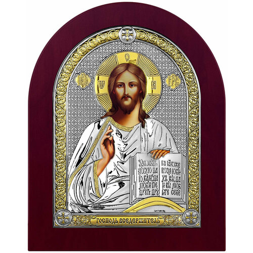 Икона Иисус Христос 6393 (WO/OW), 22.1х26.8 см икона иисус христос 6393 o от 6 2х8 4 см