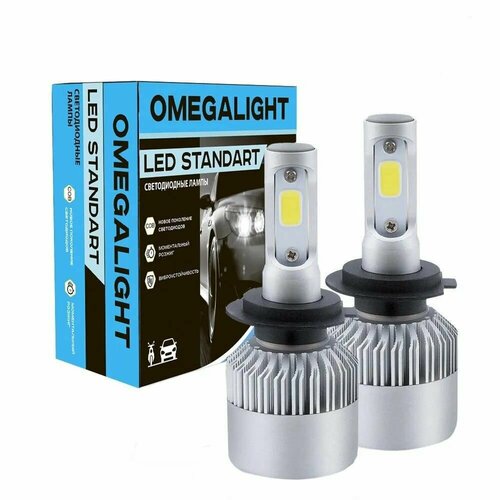 Лампа светодиодная 12V HB4 25W 6000K OMEGA LIGHT комплект-2шт