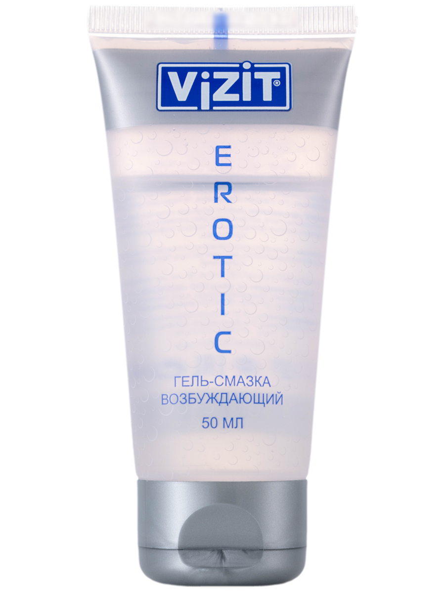 Гель-смазка  Vizit Erotic, 65 г, 50 мл, 1 шт.