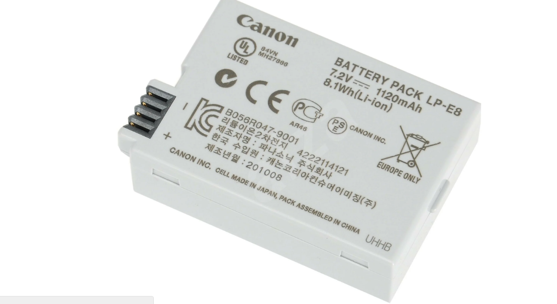 Аккумулятор Canon LP-E8