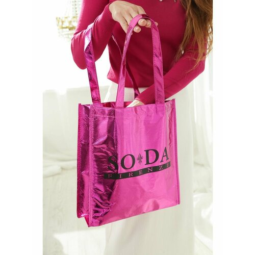 Сумка шоппер SODA фуксия 390₽