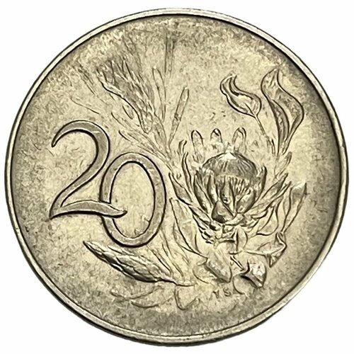 Южная Африка (ЮАР) 20 центов 1965 г. (Suid Afrika) южная африка юар 20 центов 1965 г suid afrika