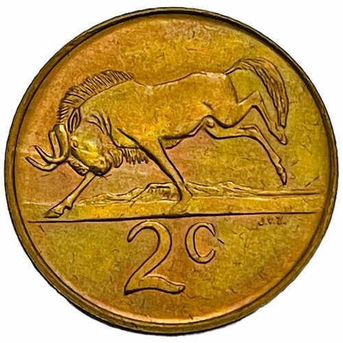 Южная Африка (ЮАР) 2 цента 1989 г. южная африка юар 2 цента 1984 г proof