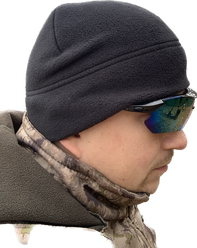 Шапка флисовая Ganalyly черная тактическая шапка мужская зима