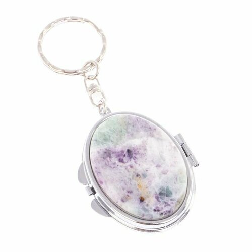 фото Брелок уральский сувенир, фиолетовый, серебряный
