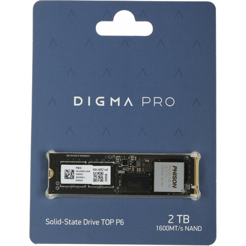 DIGMA PRO Накопитель SSD Digma Pro PCIe 50 x4 2000GB DGPST5002TP6T6 Top P6 M2 2280 DGPST5002TP6T6 3627000₽