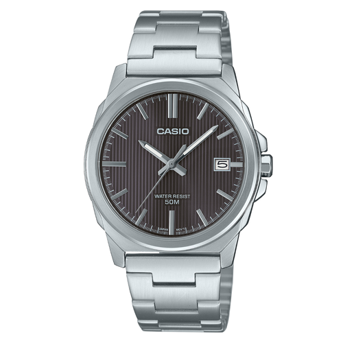 фото Наручные часы casio collection, серебряный, серый
