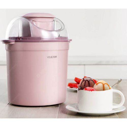 Мороженица Yanglang Home Ice Cream Machine IE2001-3C Pink